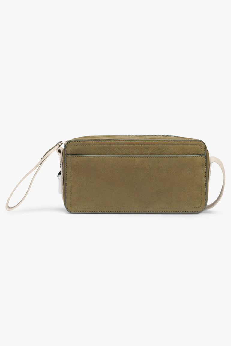 JACQUEMUS BAGS Green Le Cuerda Horizontal Bag | Dark Khaki