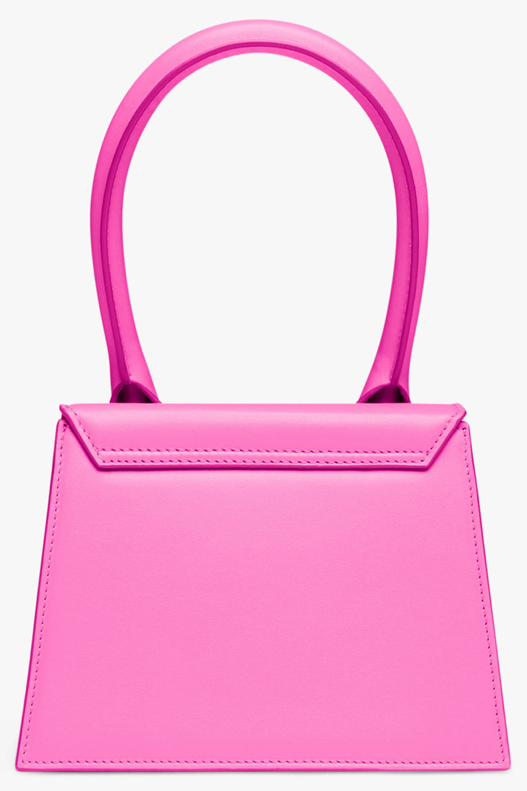JACQUEMUS BAGS Pink Le Chiquito Moyen Bag | Neon Pink