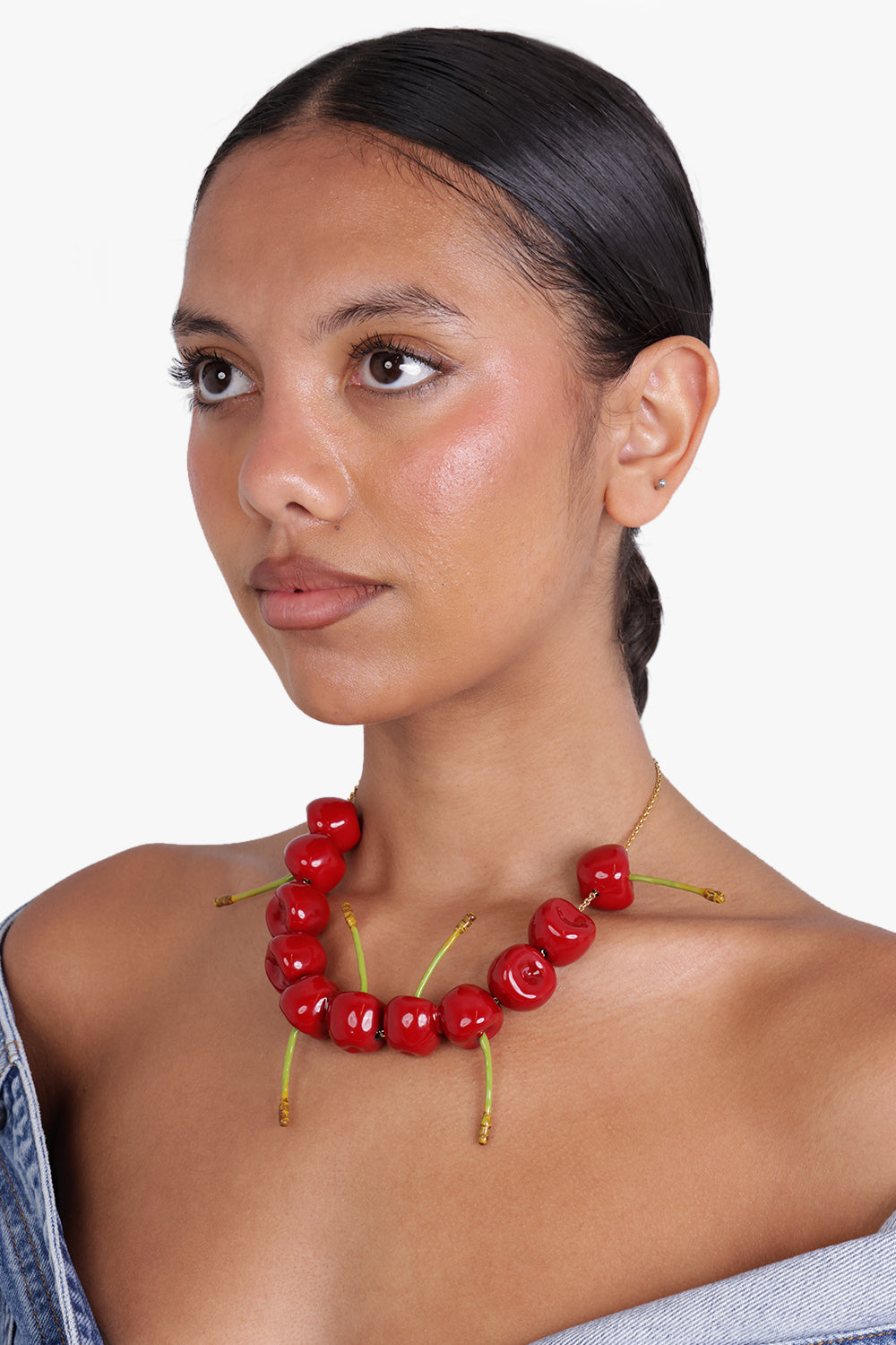 JACQUEMUS JEWELLERY Red Le Collier Cerise Necklace | Cherry