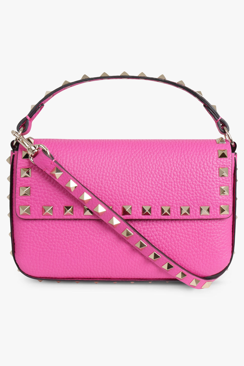 VALENTINO BAGS Pink Rockstud Pouch | Platinum/Pink Pp