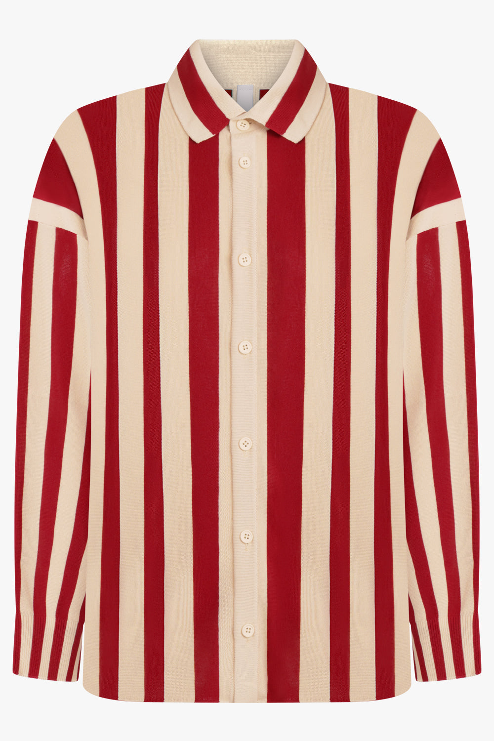 Red Stripe Oversized Shirt main image 0