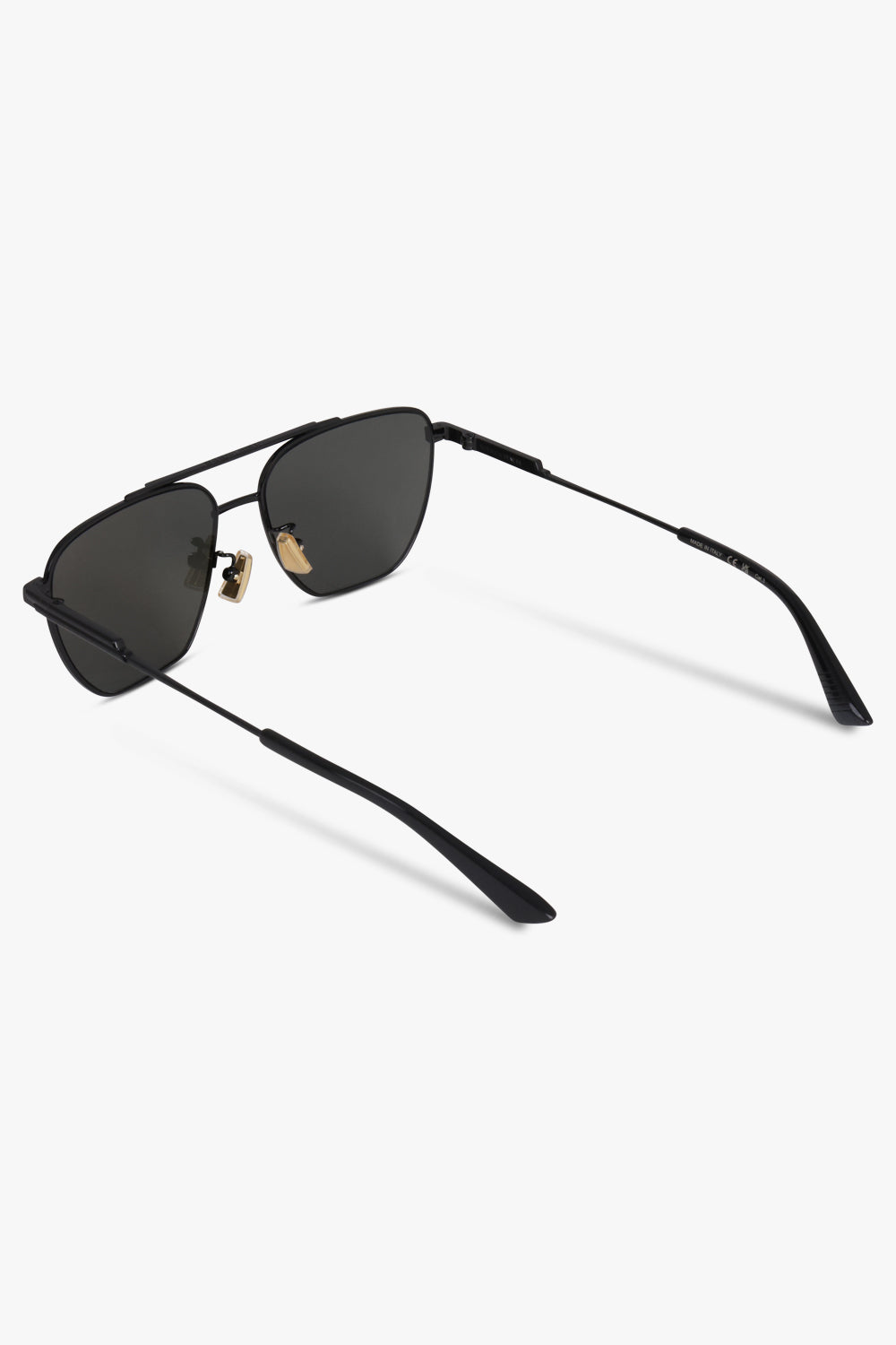 BOTTEGA VENETA ACCESSORIES BLACK / BLACK/BLACK Turn Square Sunglasses | Black/Black