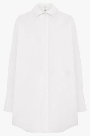 PATOU RTW Iconic Mini Shirt Dress | White
