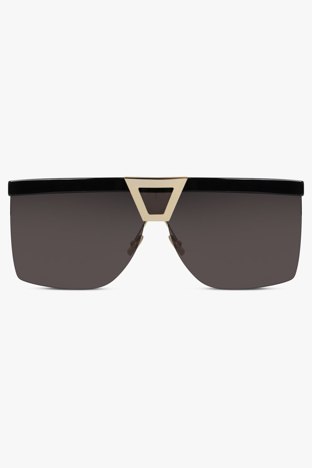 SAINT LAURENT ACCESSORIES BLACK / BLACK/GOLD Gold Detail Sunglasses | Black/Gold