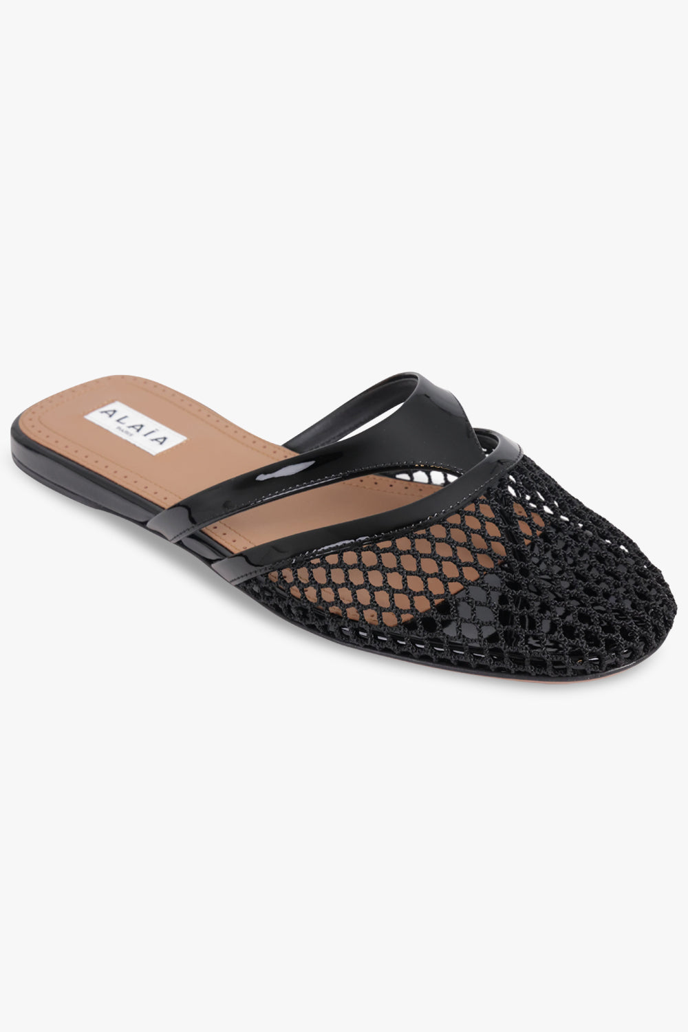 Infradito Fishnet Thong Slide | Black – Parlour X