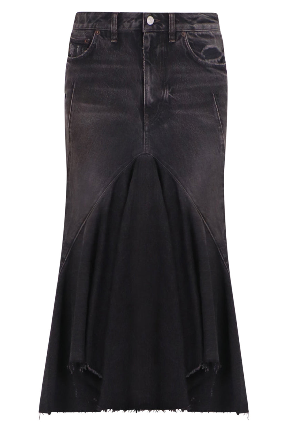 BALENCIAGA v waist denim skirt スカート BALENCIAGA v waist denim skirt スカート BALENCIAGA v waist denim