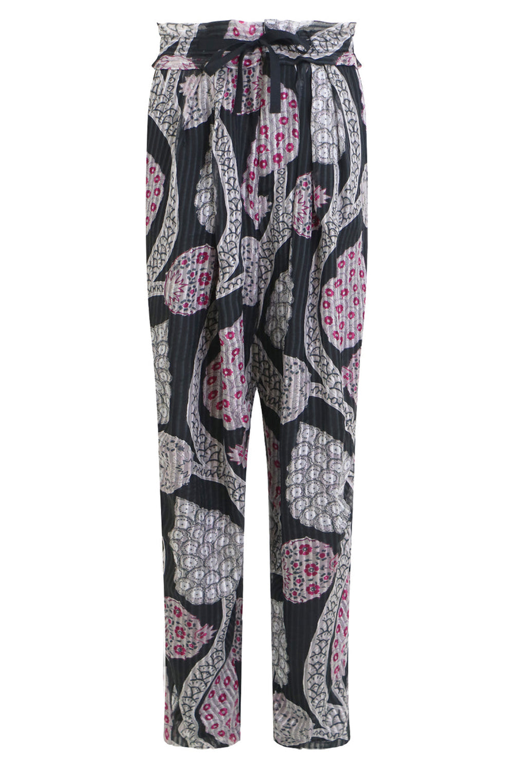 ISABEL MARANT EVERSON RELAXED PANT WITH PAISLEY PRINT BLACK – Parlour X