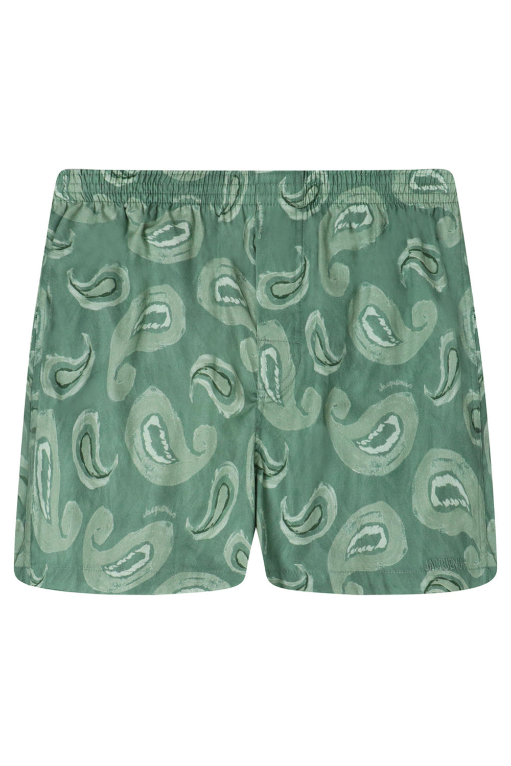 JACQUEMUS LE CALECON PRINT SHORT GREEN PAISLEY NEW SEASON PARLOUR