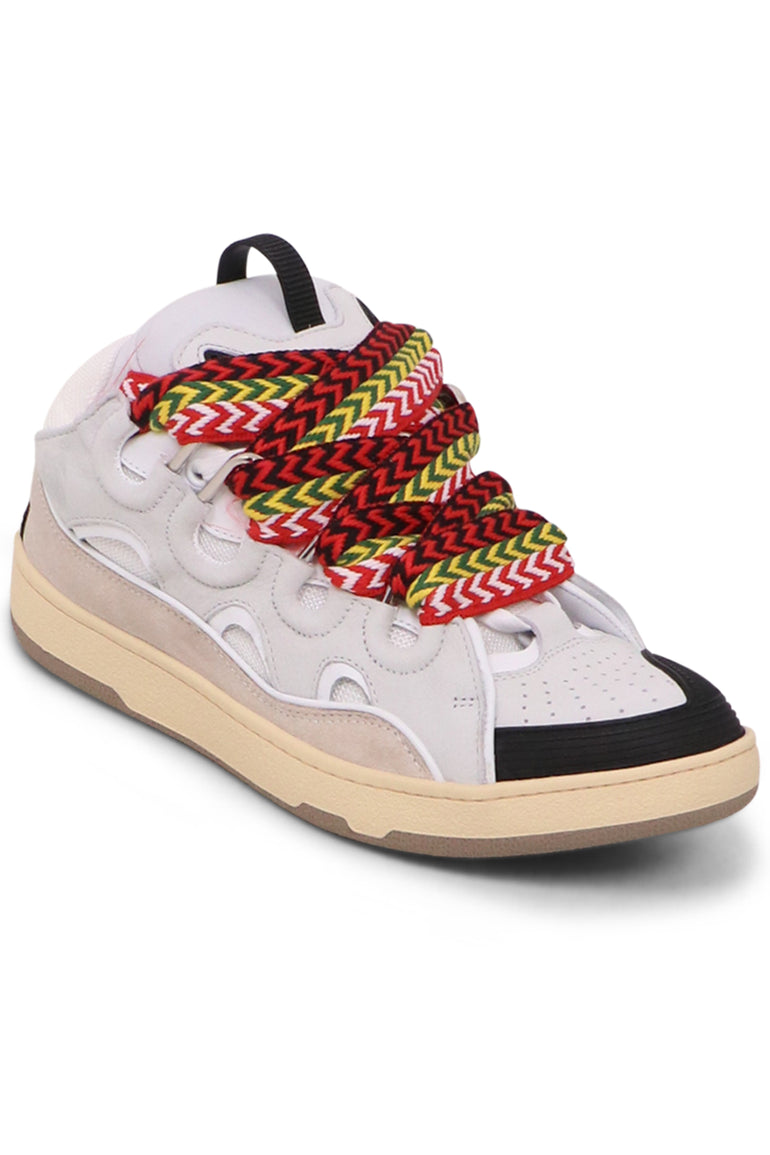 LANVIN SHOES CURB SNEAKERS | WHITE