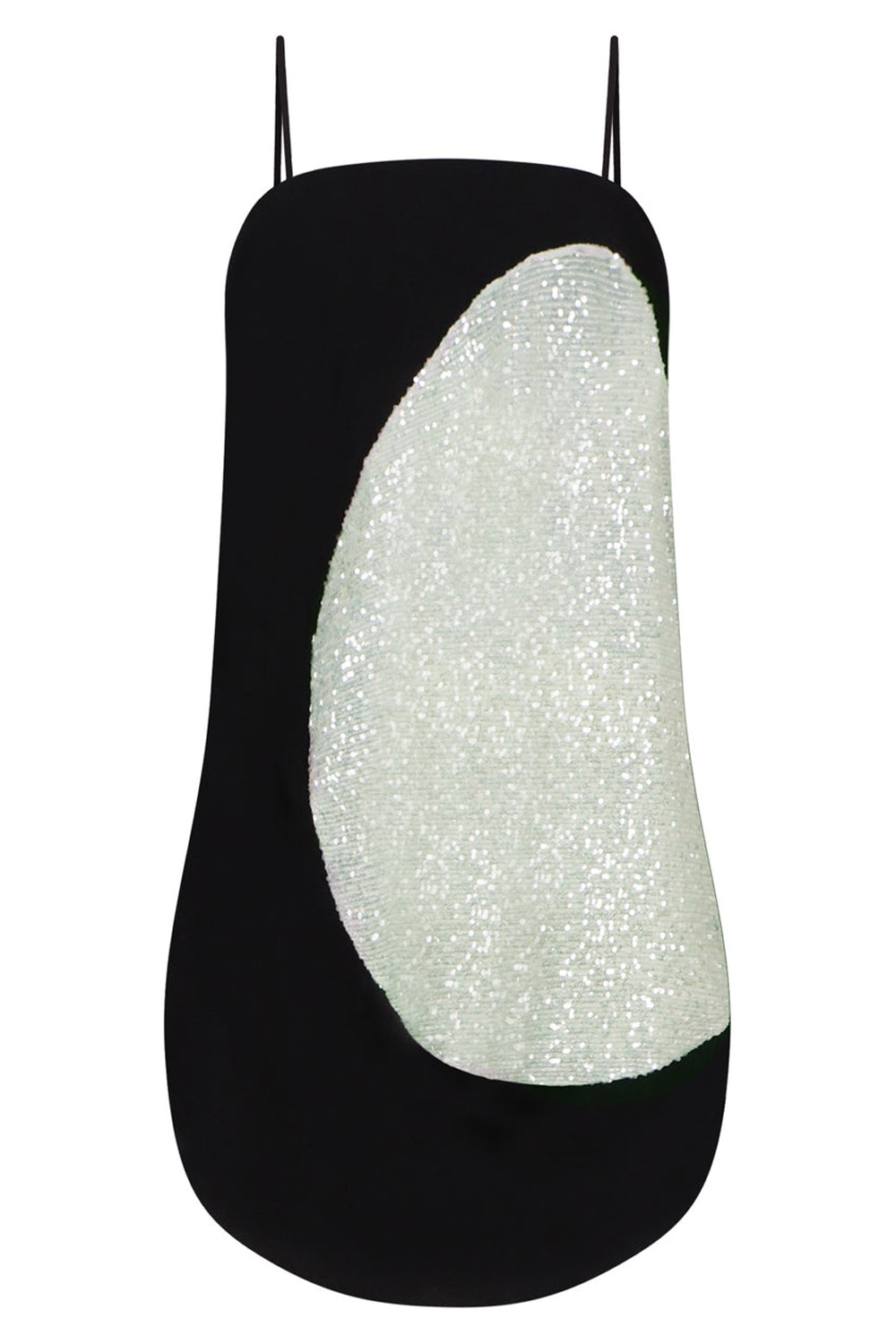 sequin pinafore dress Warehouse Women's Embellished Quilted Velvet Pinafore Dress in Black