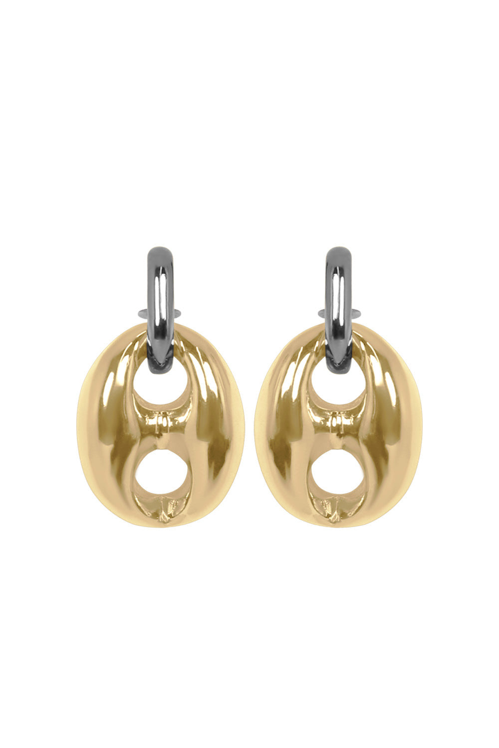 PACO RABANNE JEWELLERY MULTI EXTRA EIGHT EARRING | GOLD/SILVER