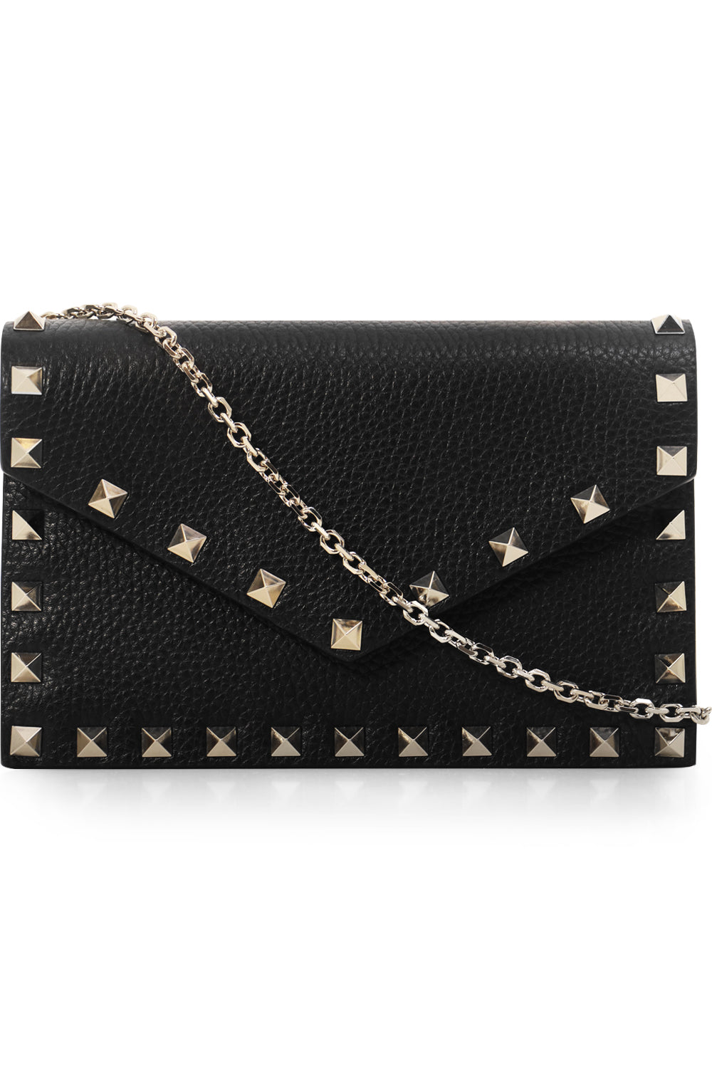 Valentino black envelope clutch Clearance
