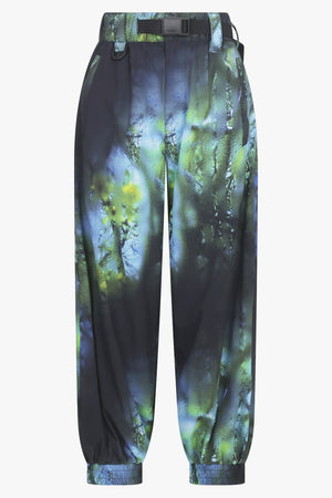Y-3 RTW Loose Fit Blurred Photo Print Pant | Black/Blue/Green