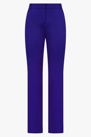 Tailored Silky Straight Leg Pant | Royal Blue