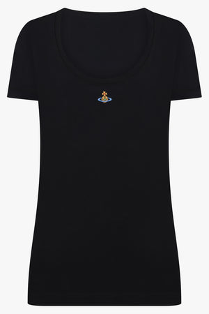 Lollo Multicolour Orb T-Shirt | Black