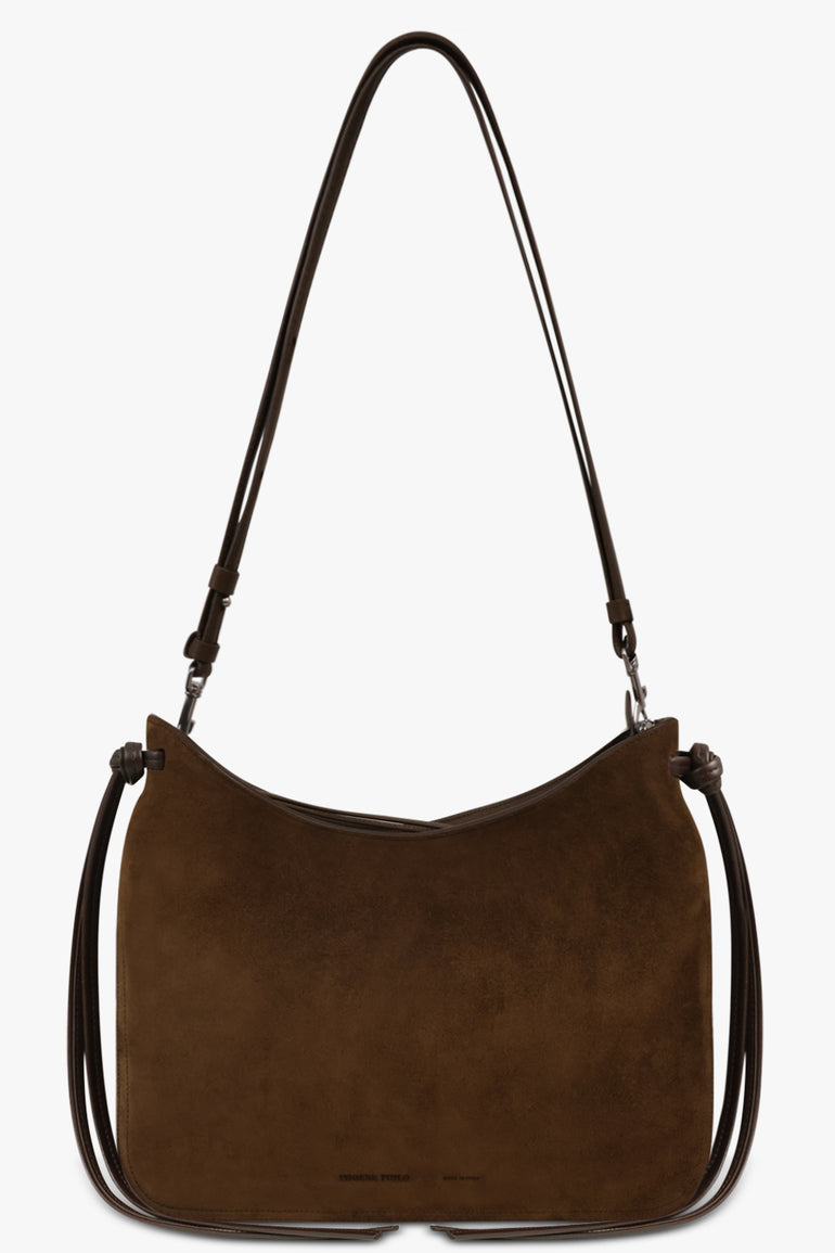 PHOEBE PHILO BAGS Gig Medium Suede Shoulder Bag | Army