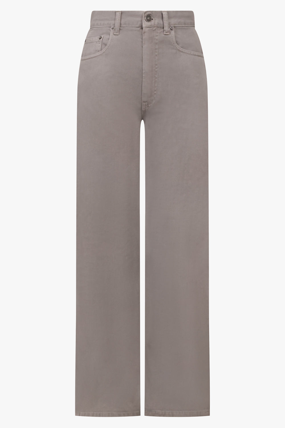 PHOEBE PHILO RTW Zip Denim Jeans | Ash Grey