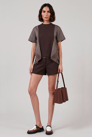 Suiting Contrast Short | Brown