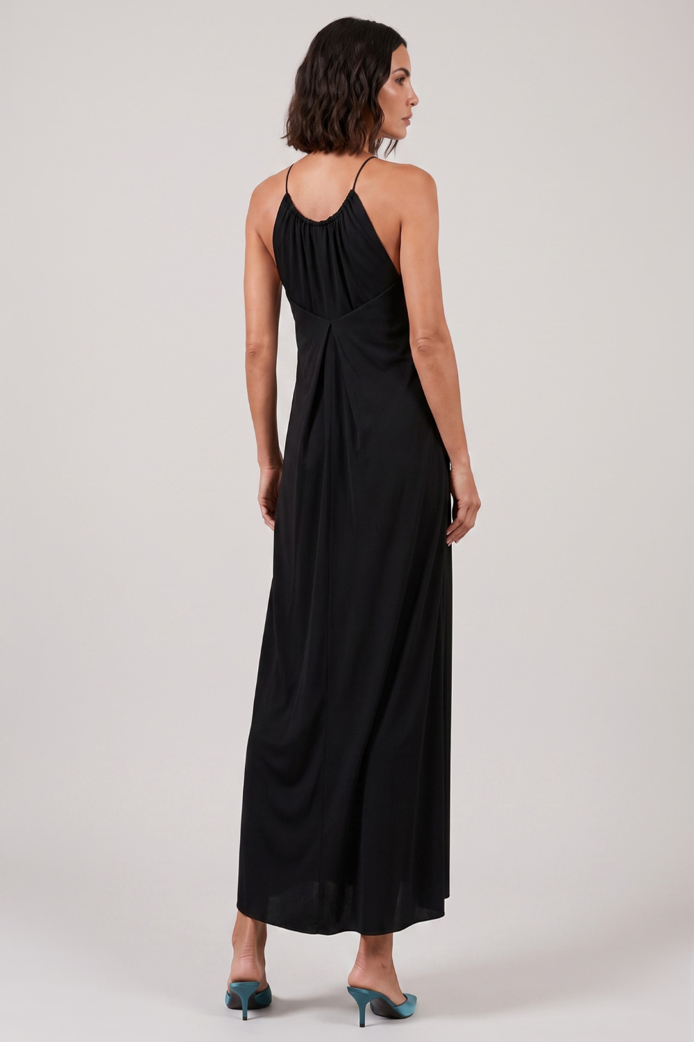 ALAIA RTW BLACK / Black / 36 Scoop Neck Cross Dress | Black