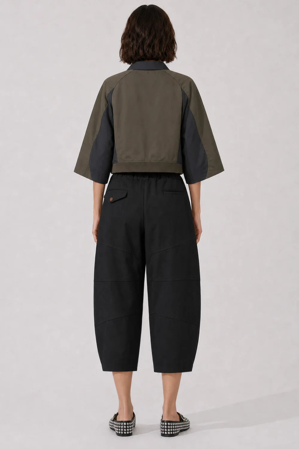 COMME DES GARCONS RTW Drawstring Tapered Pant | Black