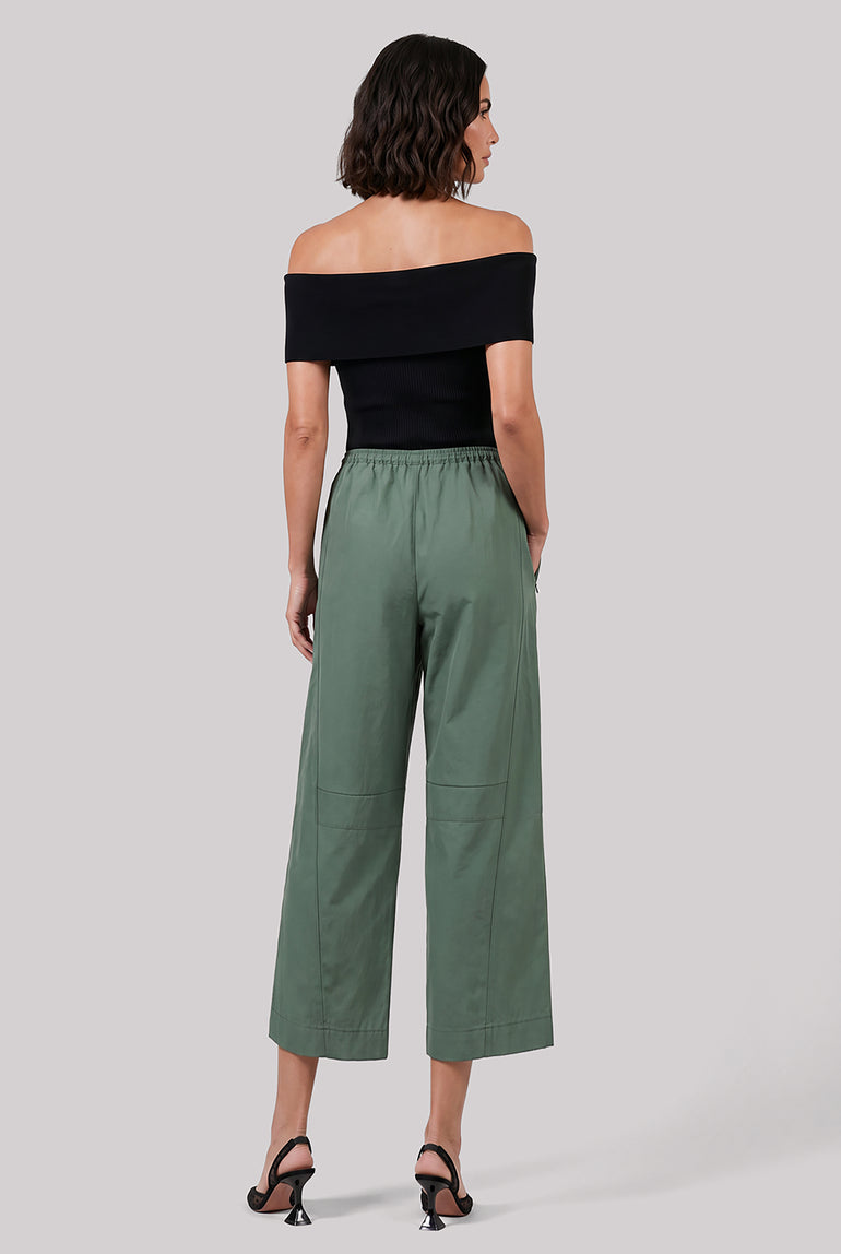 GIVENCHY RTW Off Shoulder Panel Detail Top | Black