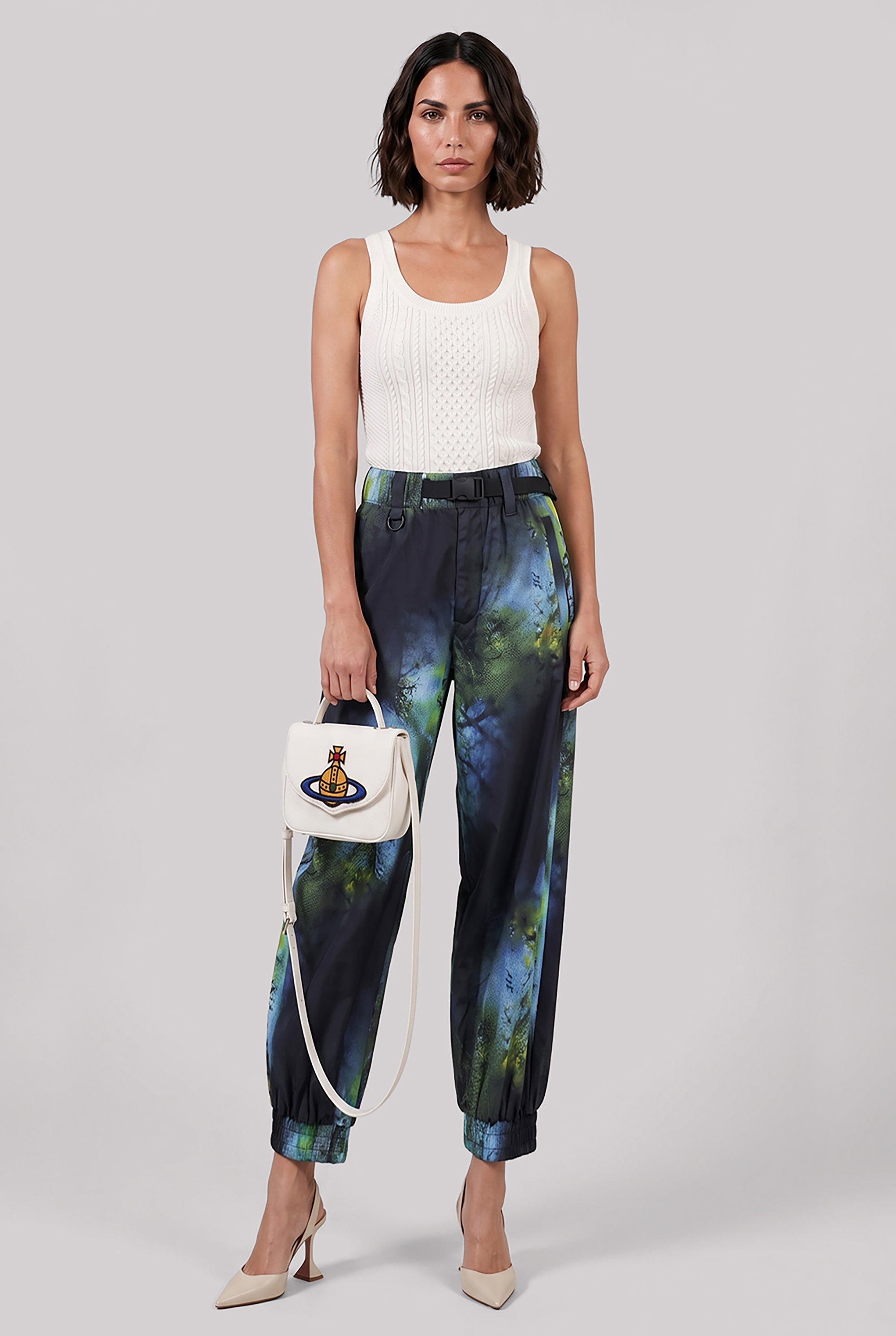 JW ANDERSON RTW Cable Cami Singlet Top | Ivory