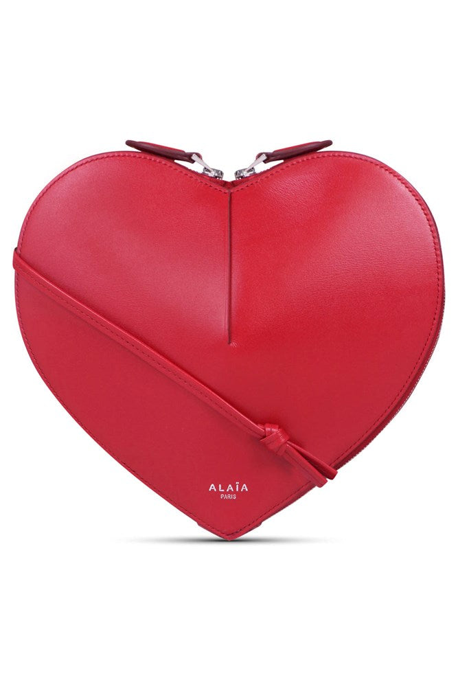 ALAIA BAGS RED / Red Le Coeur Heart Shaped Bag | Red