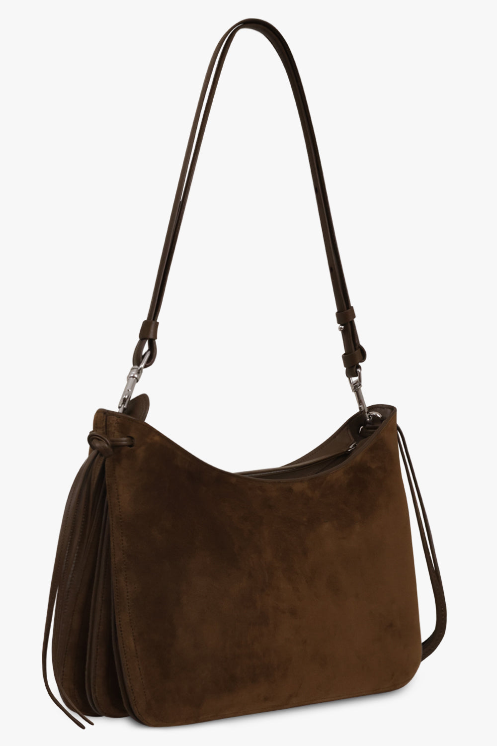 PHOEBE PHILO BAGS Gig Medium Suede Shoulder Bag | Army