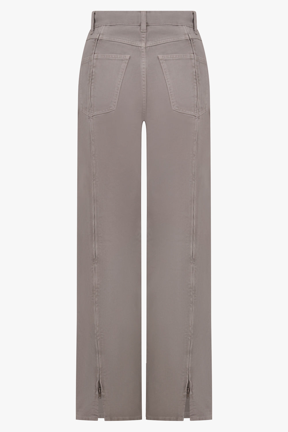 PHOEBE PHILO RTW Zip Denim Jeans | Ash Grey