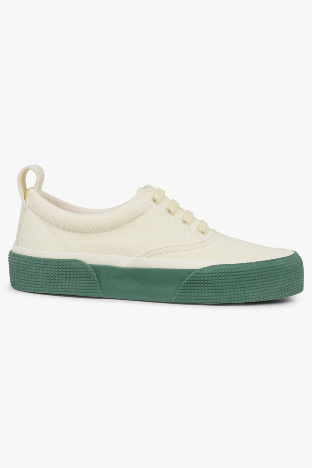 PHOEBE PHILO SHOES Plimsole Lace Up Sneaker | Light Yellow/Green
