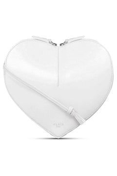 ALAIA BAGS WHITE / White Le Coeur Heart Bag | White