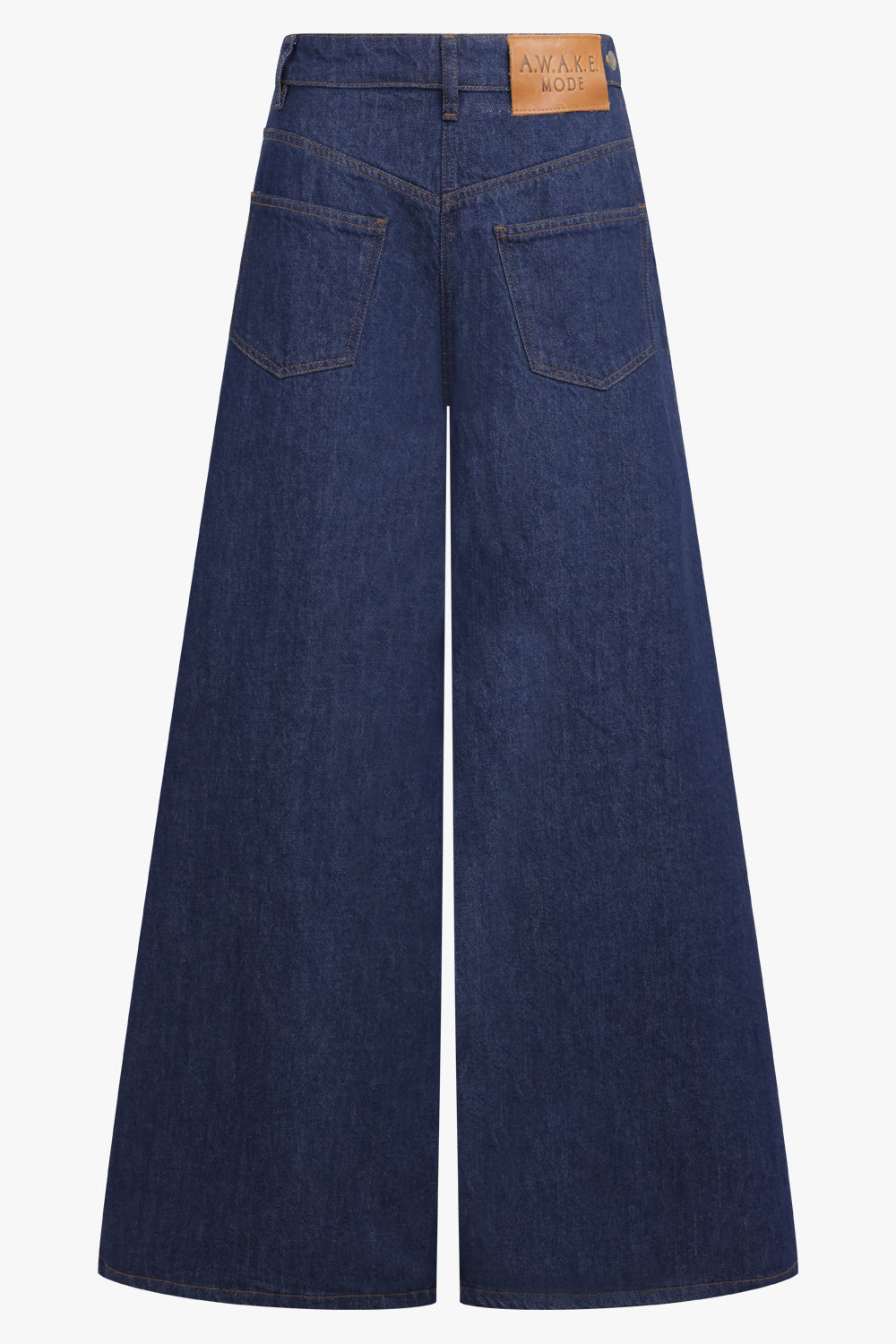 AWAKE MODE RYW Super Wide Leg Mirror Jean | Indigo Rinse Wash