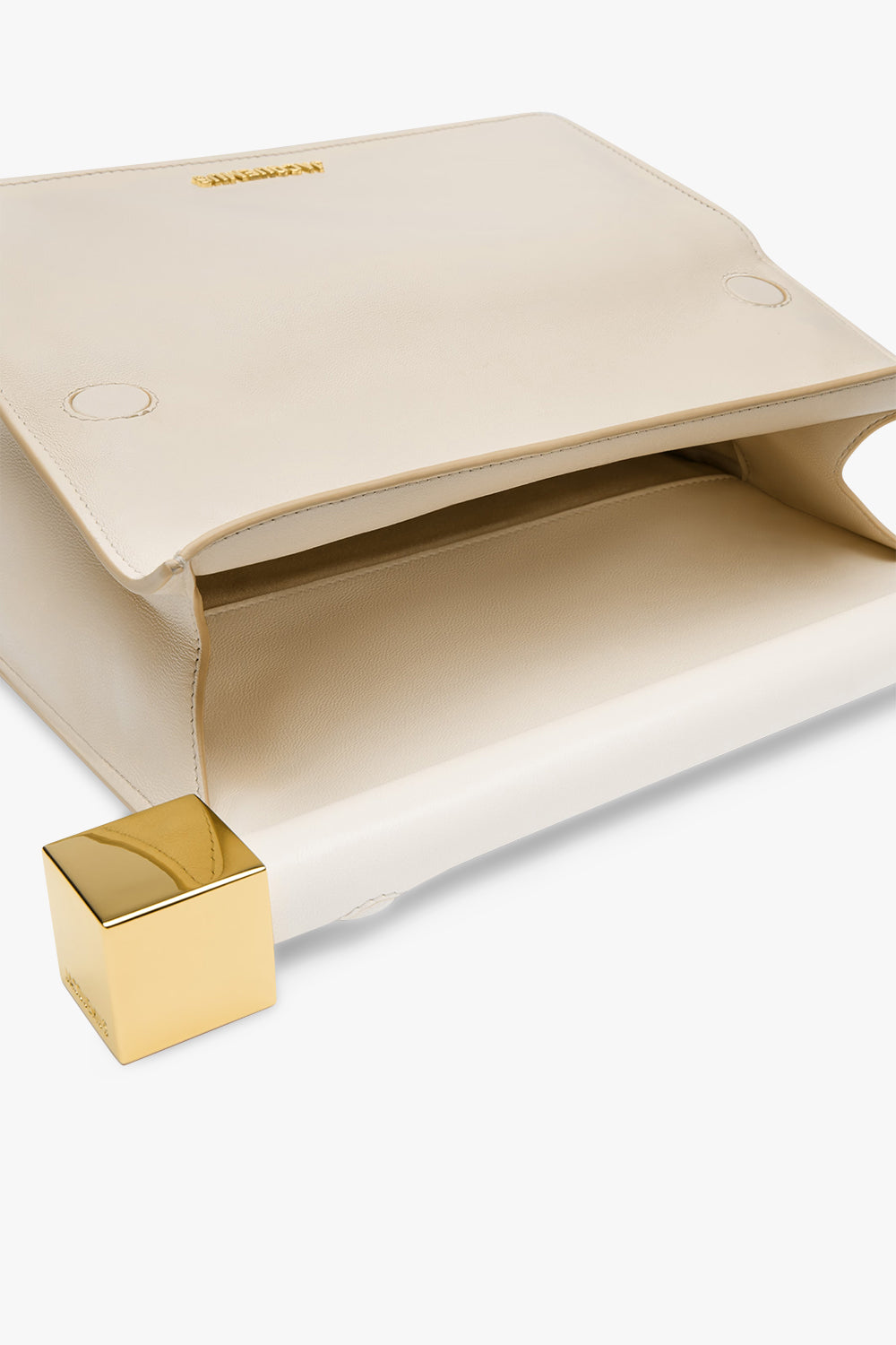 JACQUEMUS BAGS WHITE / LIGHT IVORY / ONE SIZE La Petite Pochette Rond C | Light Ivory