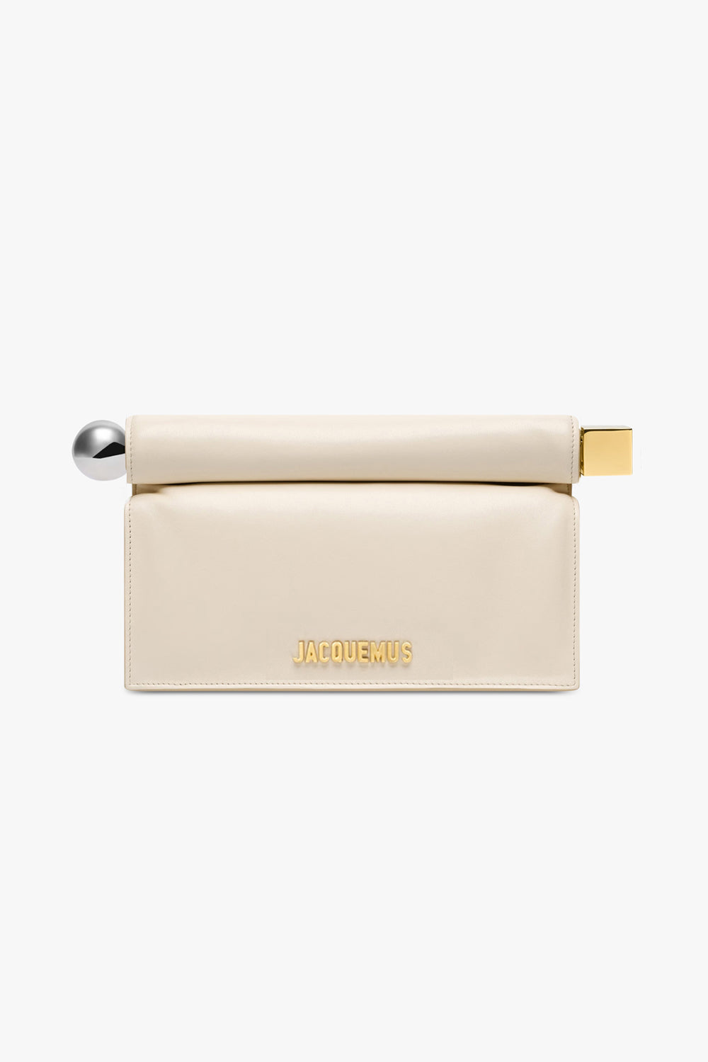 JACQUEMUS BAGS WHITE / LIGHT IVORY / ONE SIZE La Petite Pochette Rond C | Light Ivory