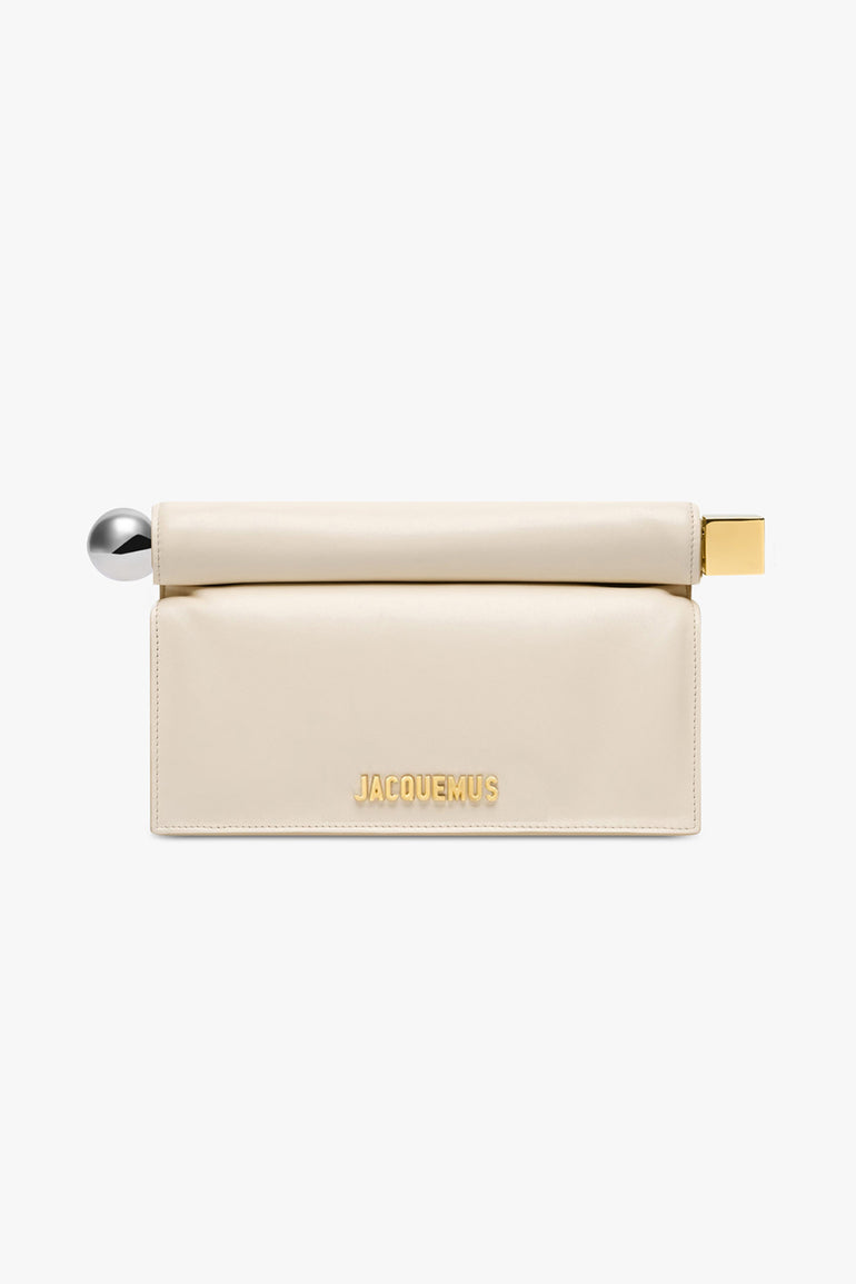 JACQUEMUS BAGS WHITE / LIGHT IVORY / ONE SIZE La Petite Pochette Rond C | Light Ivory