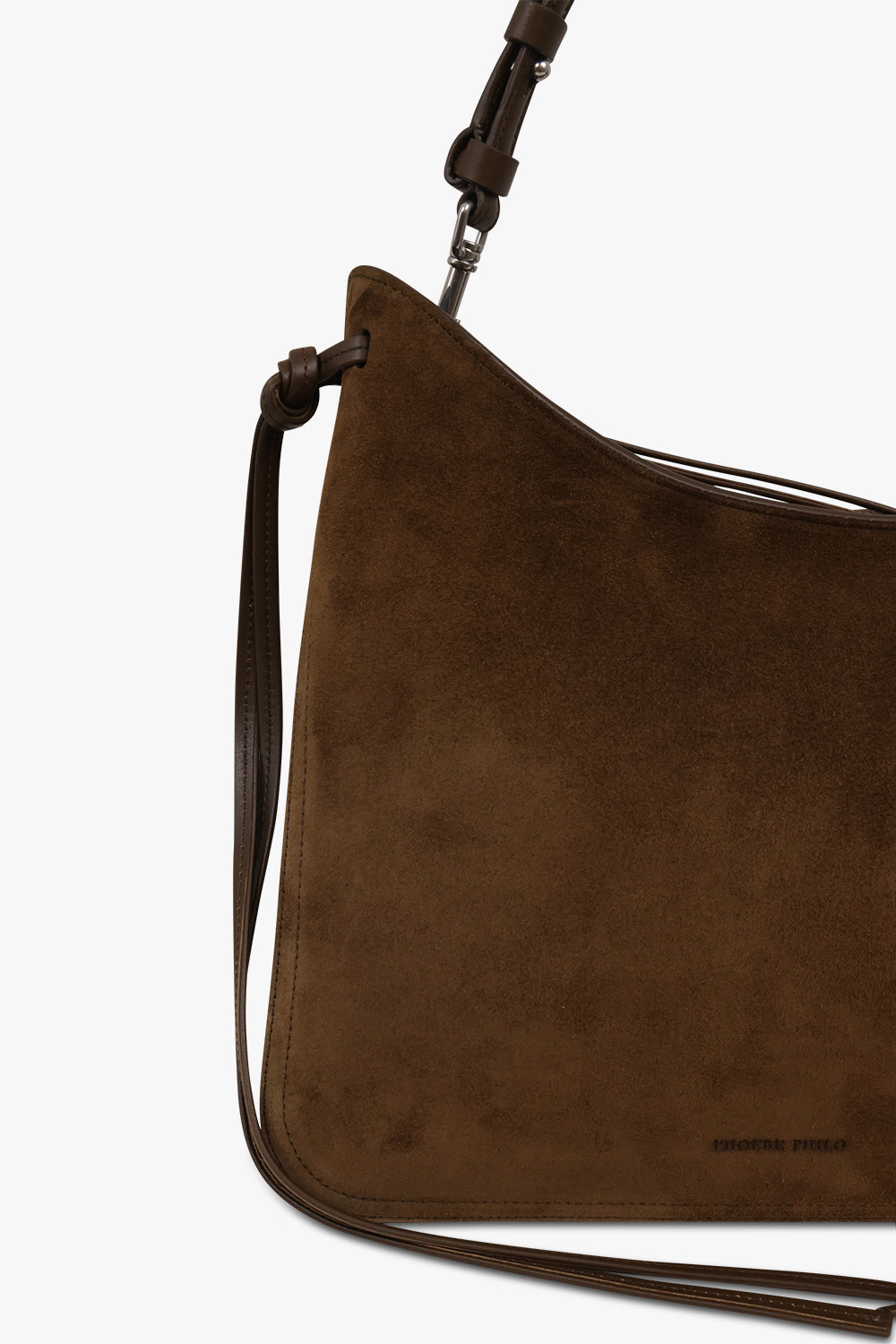 PHOEBE PHILO BAGS Gig Medium Suede Shoulder Bag | Army
