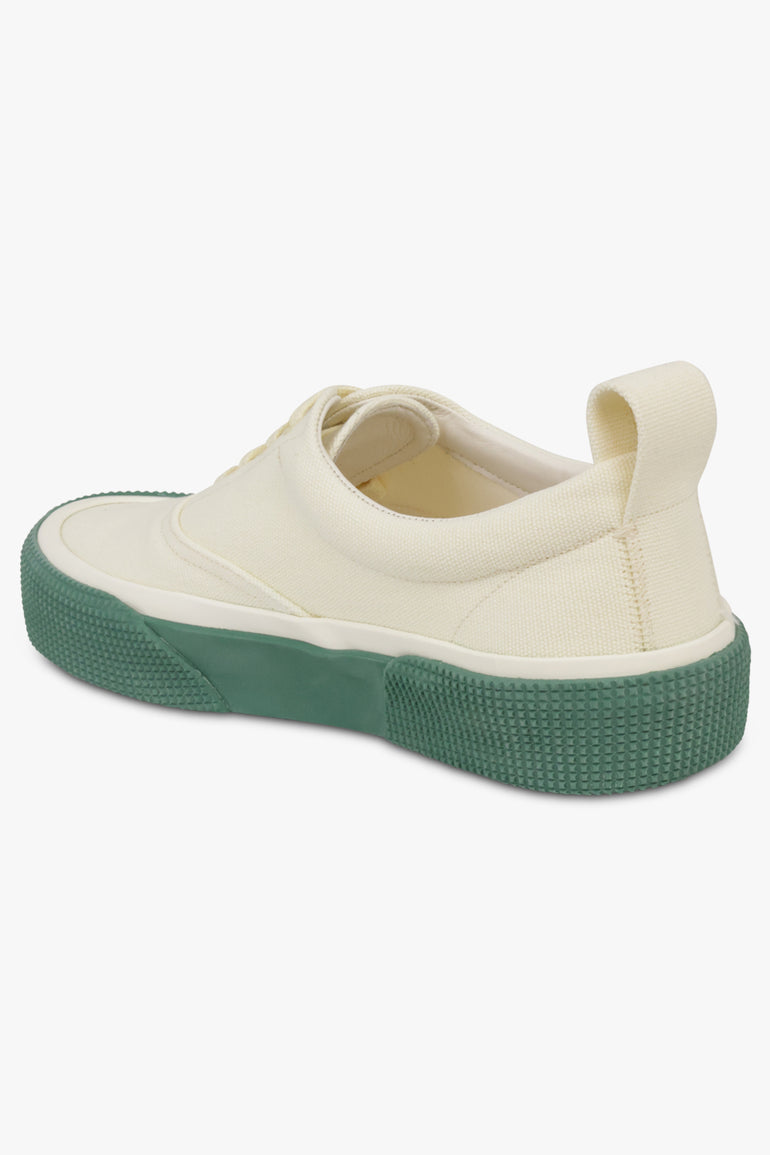 PHOEBE PHILO SHOES Plimsole Lace Up Sneaker | Light Yellow/Green