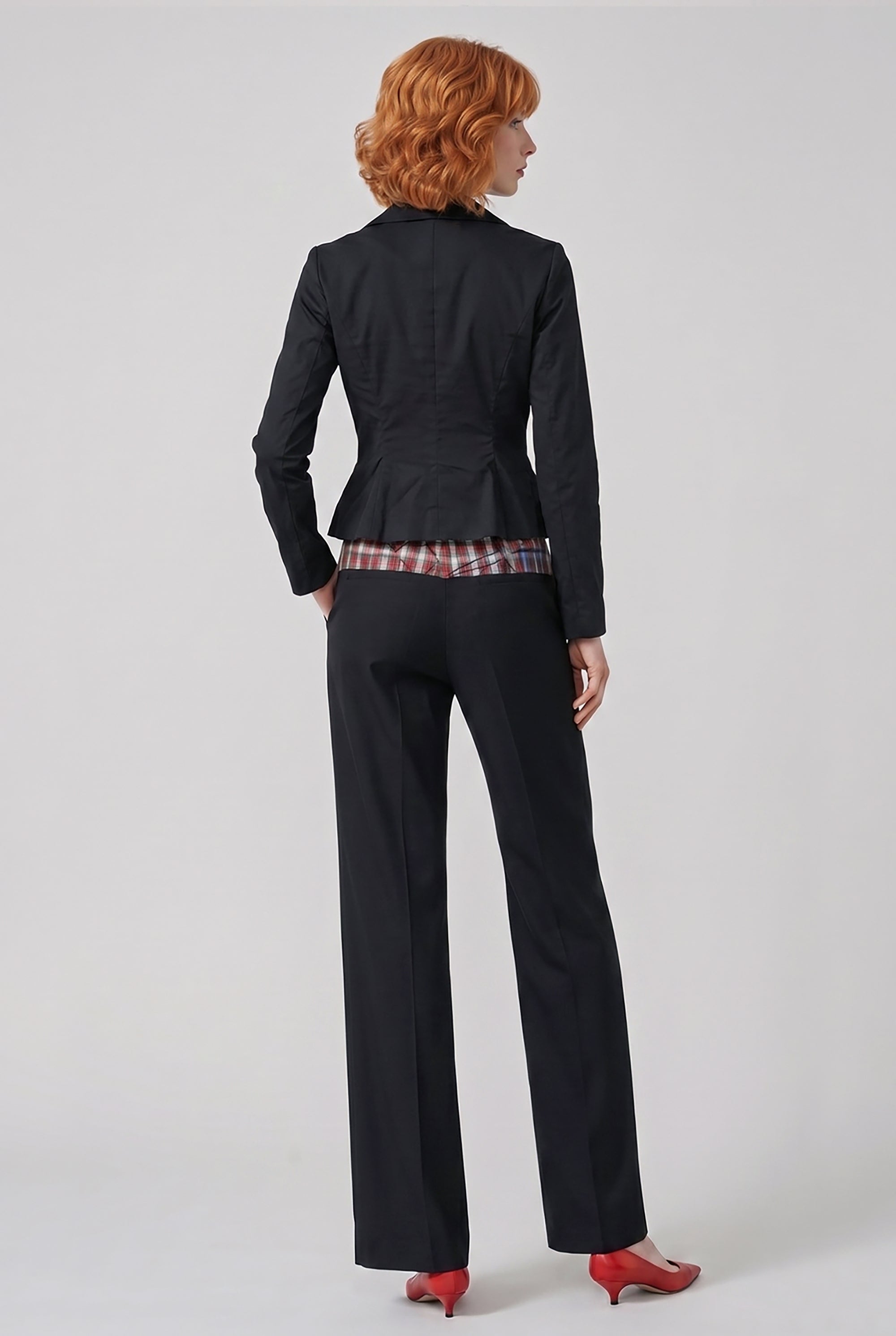VIVIENNE WESTWOOD RTW Drunken Asymmetric Jacket | Black