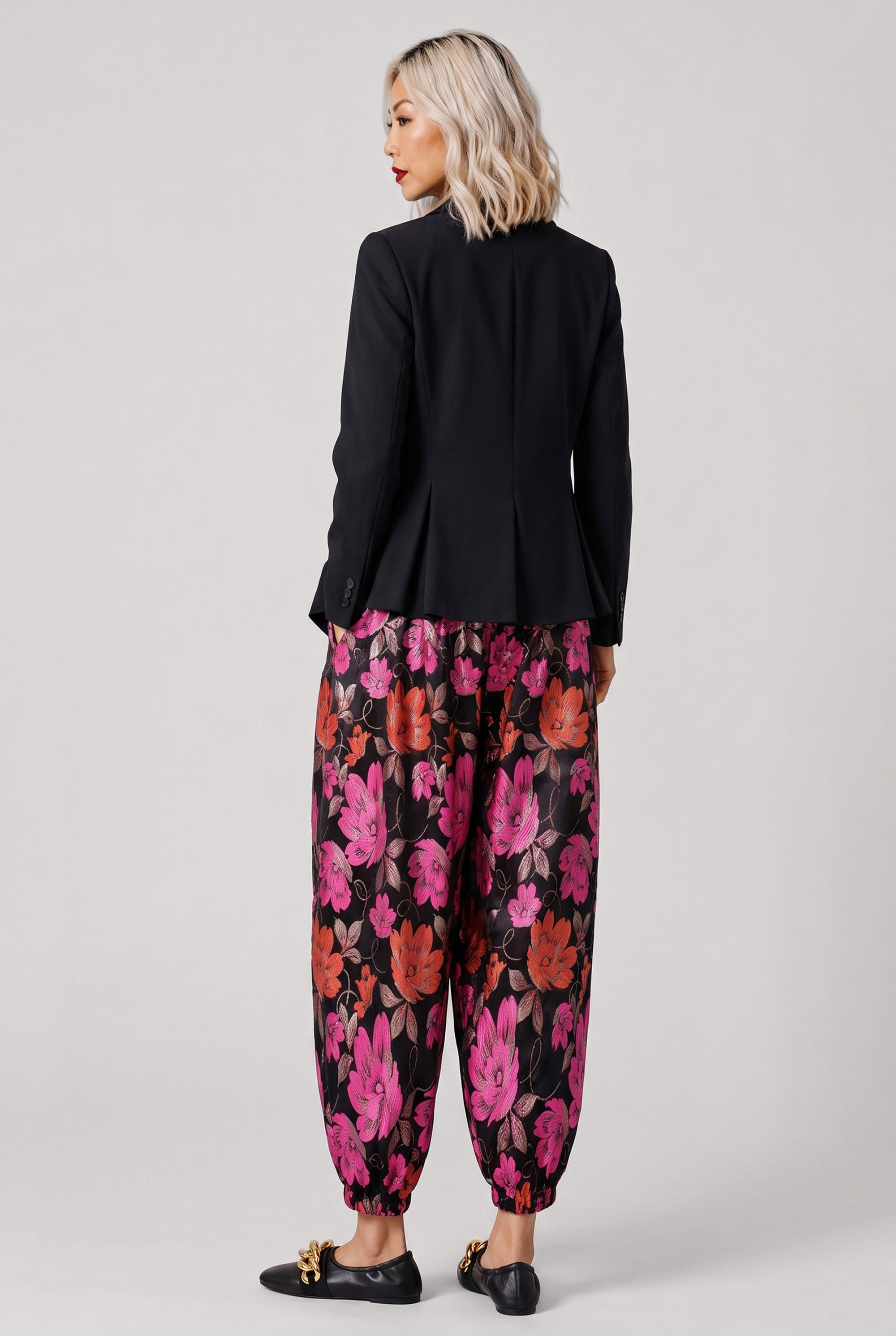 COMME DES GARCONS RTW Drape Pleat Detail Jacket | Black