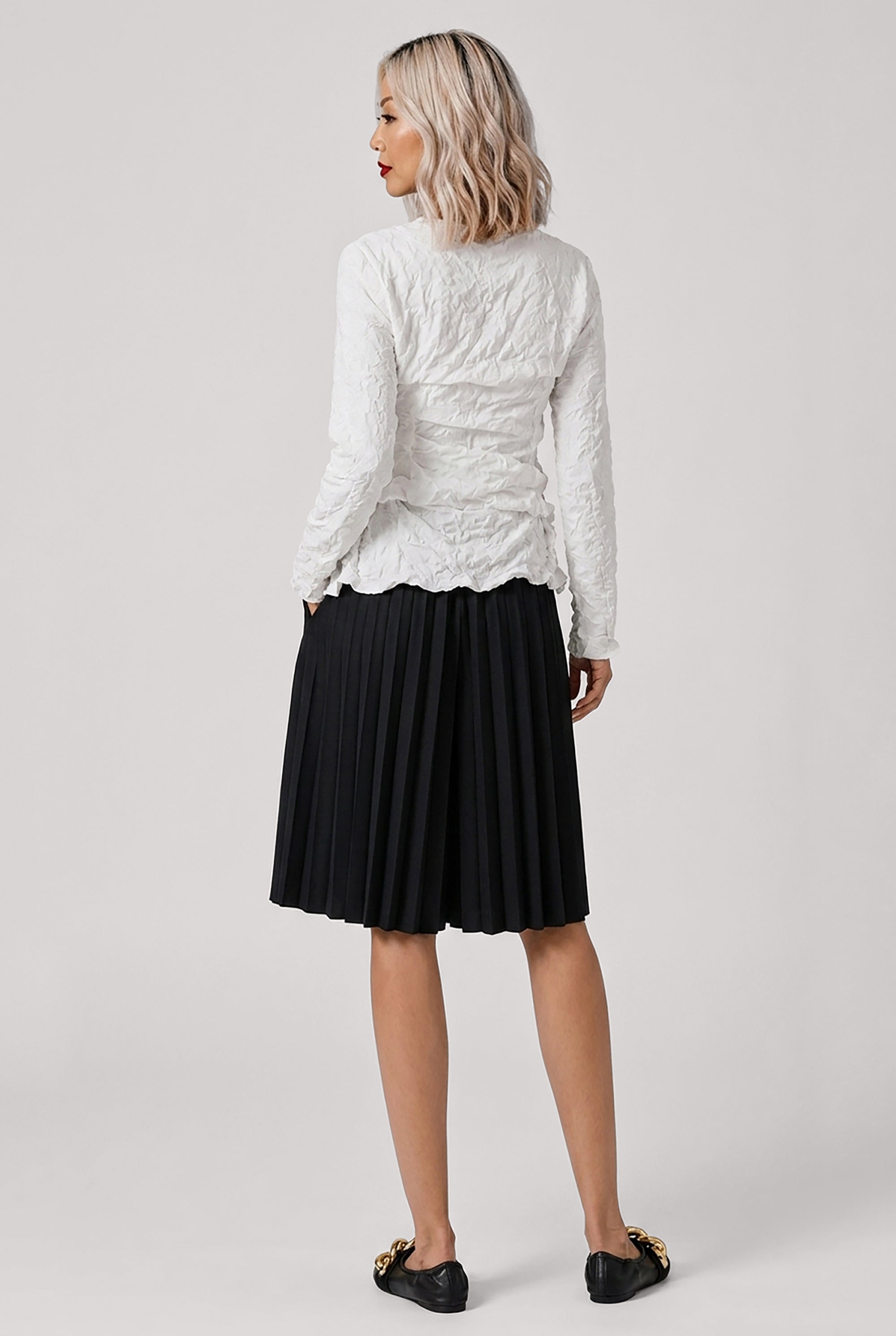 COMME DES GARCONS RTW Pleat Long Short | Black