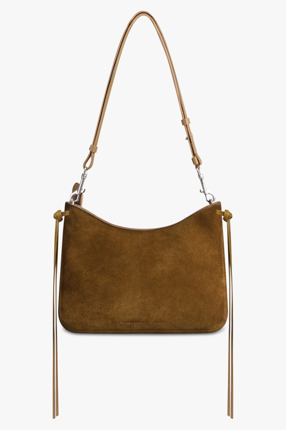 PHOEBE PHILO BAGS BROWN / Toffee Gig Small Shoulder Suede Bag | Toffee