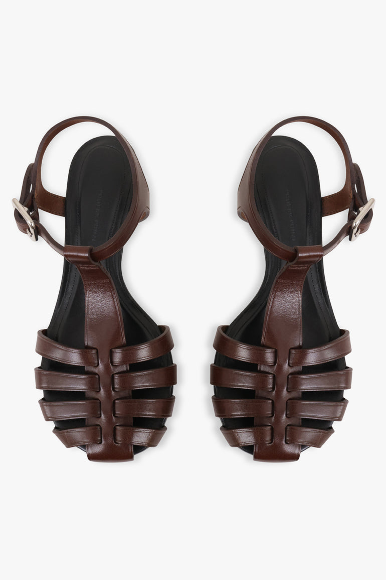 PHOEBE PHILO SHOES Tide Sandal | Umber