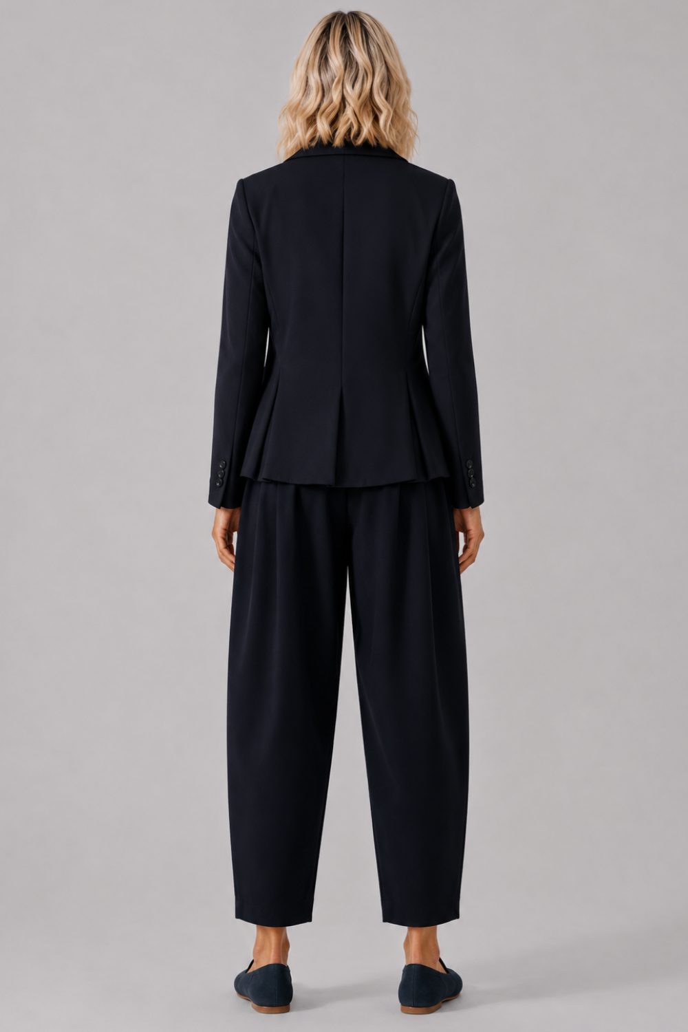 COMME DES GARCONS RTW Drape Pleat Detail Jacket | Black