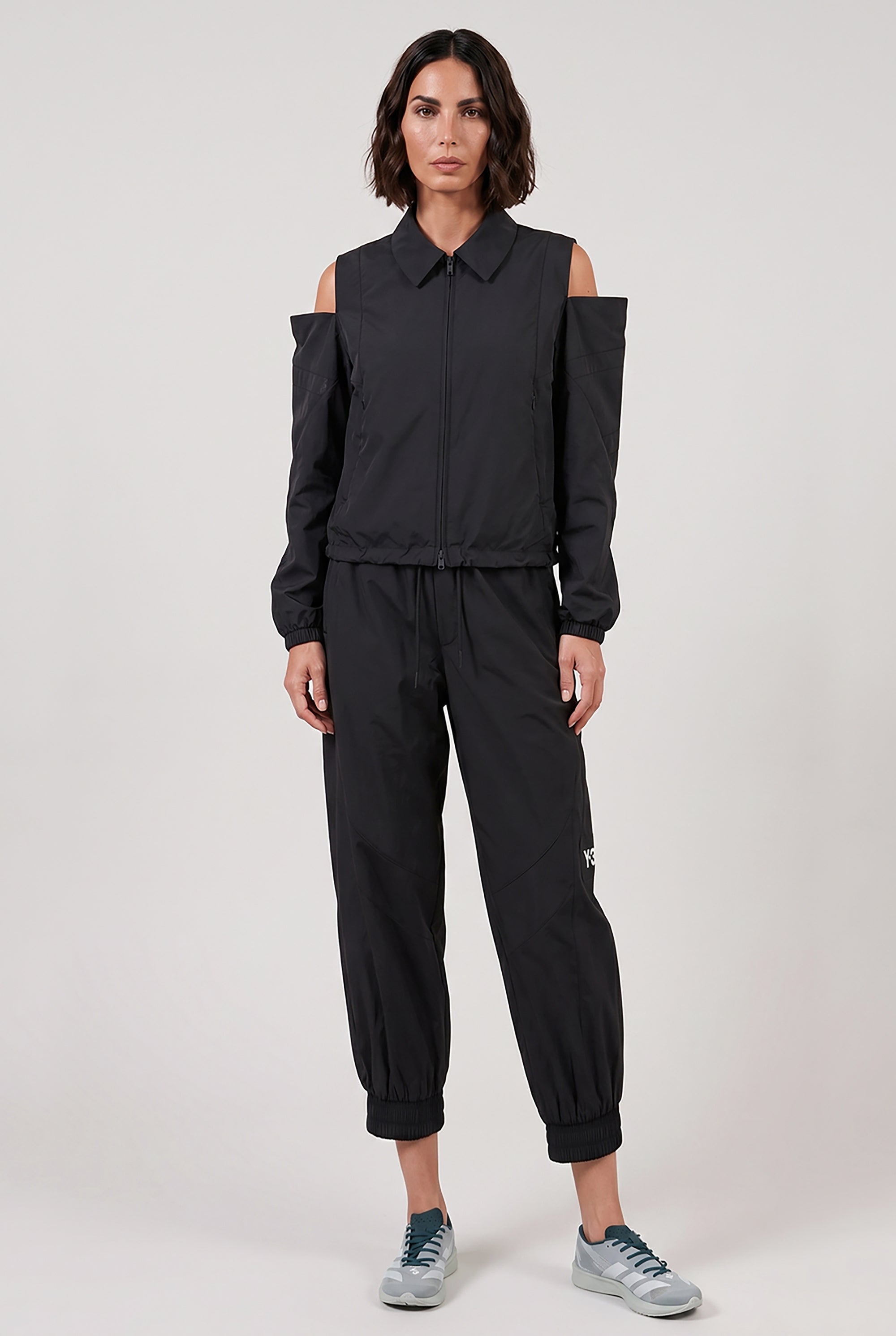Y-3 RYW 3-Stripe Nylon Track Jacket | Black