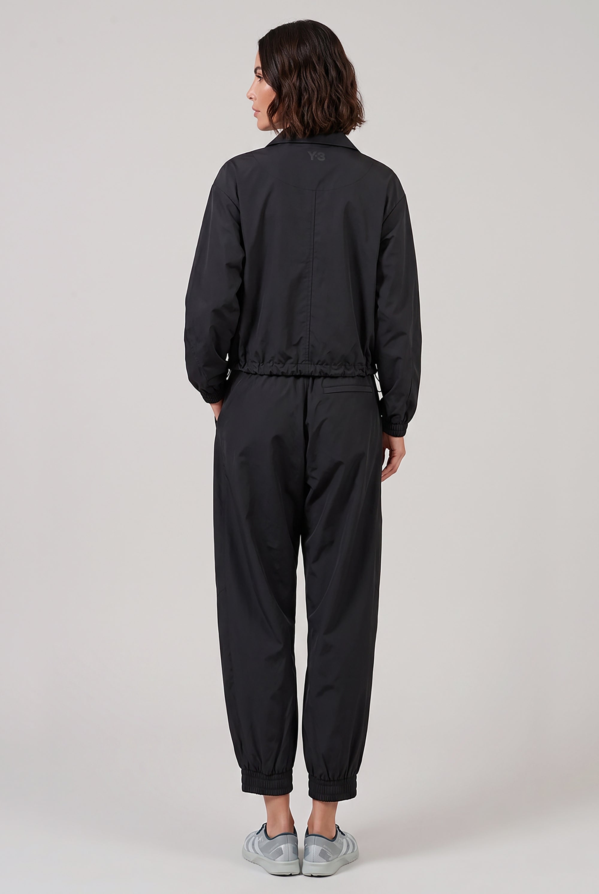 Y-3 RYW 3-Stripe Nylon Track Jacket | Black