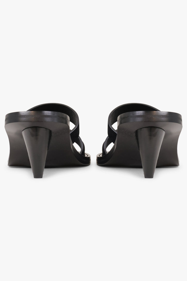PHOEBE PHILO SHOES Three Strap Sandal | Black