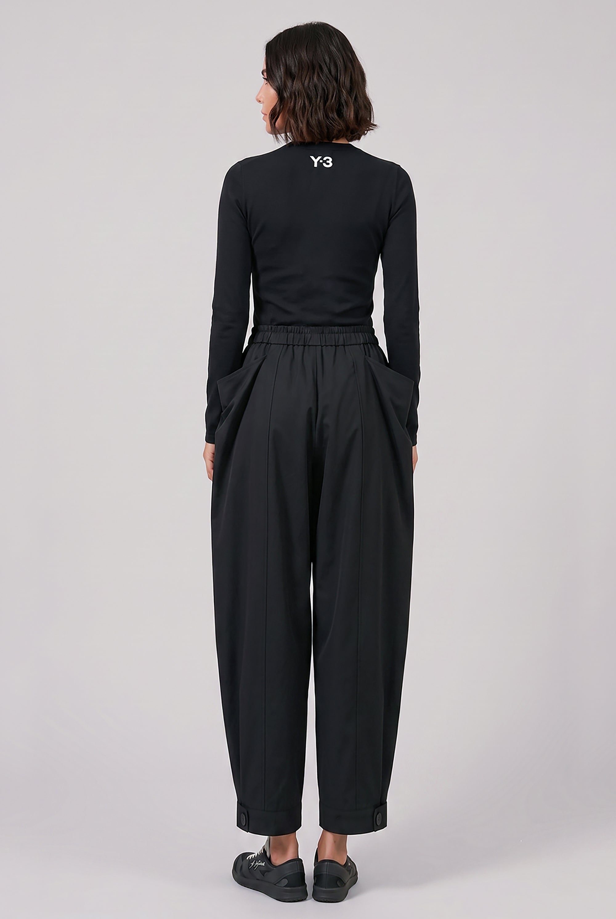 Y-3 RYW 3-Stripe Recycled Nylon Pant | Black