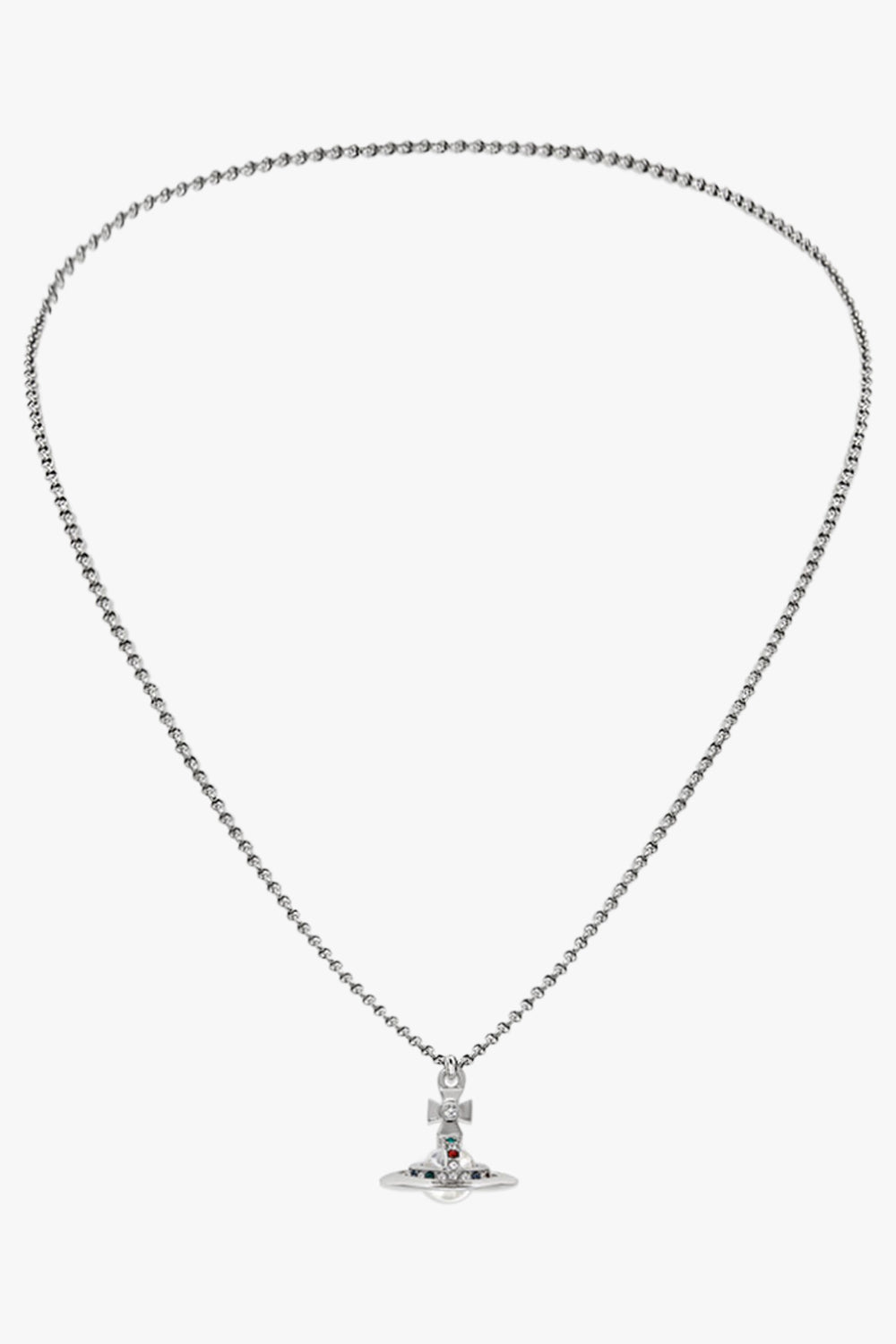 VIVIENNE WESTWOOD JEWELLERY SILVER / Silver New Petite Orb Pendant | Silver