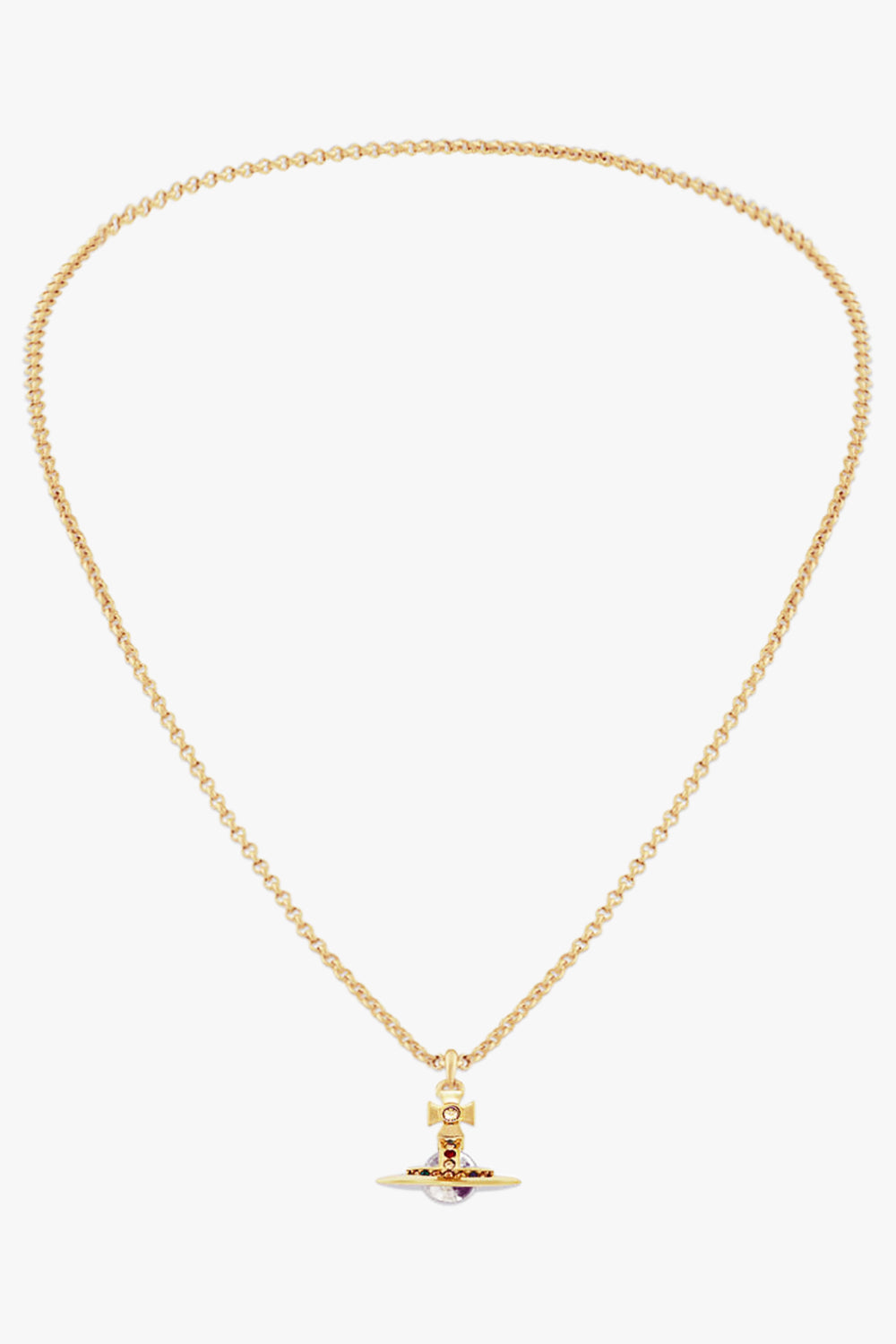 VIVIENNE WESTWOOD JEWELLERY GOLD / Gold New Petite Orb Pendant | Gold
