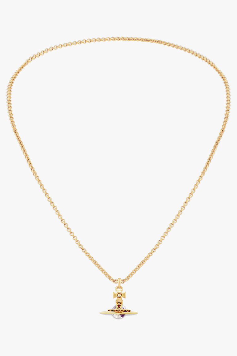 VIVIENNE WESTWOOD JEWELLERY GOLD / Gold New Petite Orb Pendant | Gold